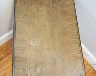 Ashley Home Furnishings Distressed Side Table - Top Detail