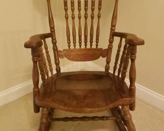 Vintage American Farmhouse Rocking Chair