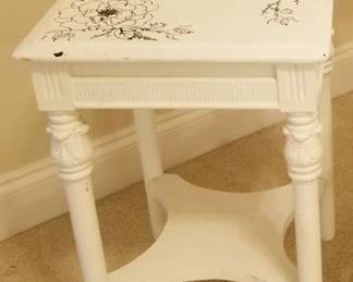 Shabby Chic Painted Side Table 