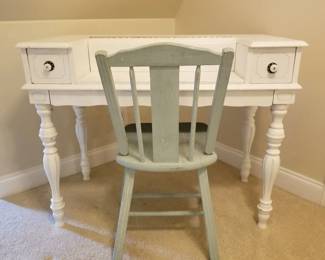 Vintage Writing Desk and Side Chair
