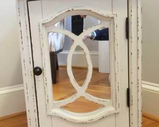 Ashley Home Furnishings Distressed Side Cabinet Table 