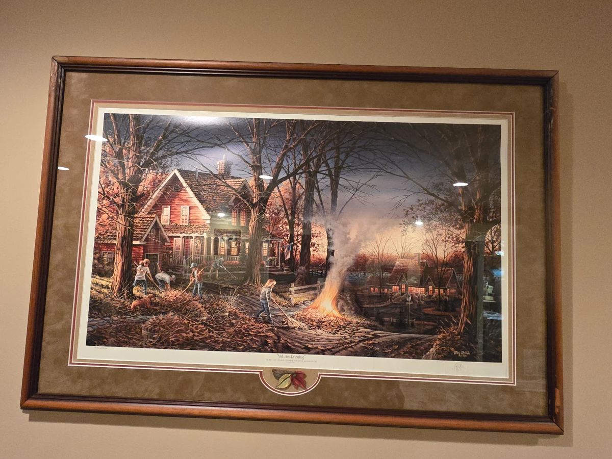 Terry Redlin, signed 
