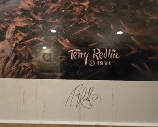 Terry Redlin signed piece, 1991