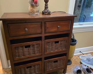 WICKER HALL DRESSER, GREAT STAGING PIECE OR ENTRANCE HALL