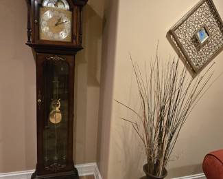 Grandfather clock, and decor