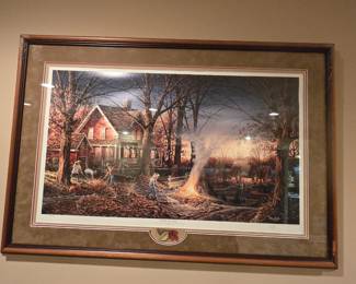 Terry Redlin, signed 