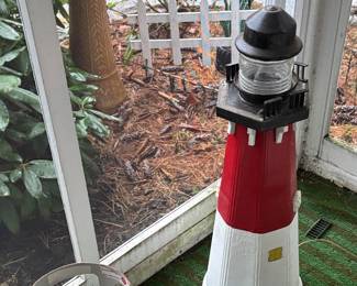 Tall Lighthouse electric floor lamp
