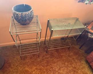 Metal Mesh Accent Tables