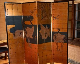 Gold Lacquer Room Divider