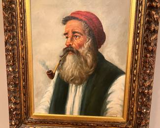 Vintage oil painting