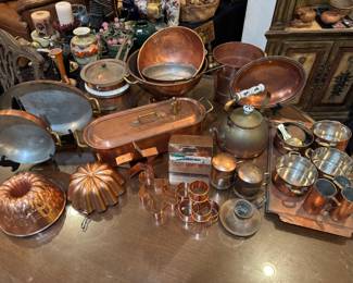 Copperware collection 