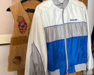 Boeing jackets, hunting vest