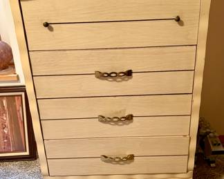 Matching MCM chest of drawers