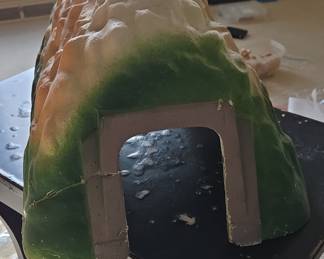 Vintage Styrofoam Train Tunnel Structure