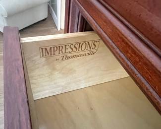 Thomasville Impressions "Martinique" Louis Philippe Cherry Tall Dresser