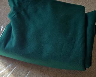 Dark Green Wool Felt Fabric for Train Modeling