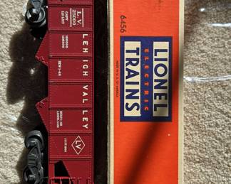 Lionel O Gauge Lehigh Valley 6-Wheel "Bert" Gondola Car