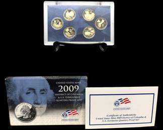 2009 US Territories Mint Quarter Proof Set 