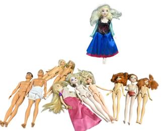 Barbies Kens  Disney Princess Dolls 