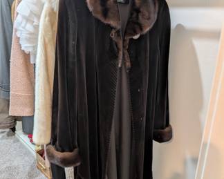 Helen Frushtick mink coat