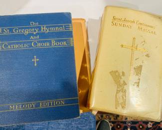 lovely early St. Gregory Hymnal and Sunday Missal