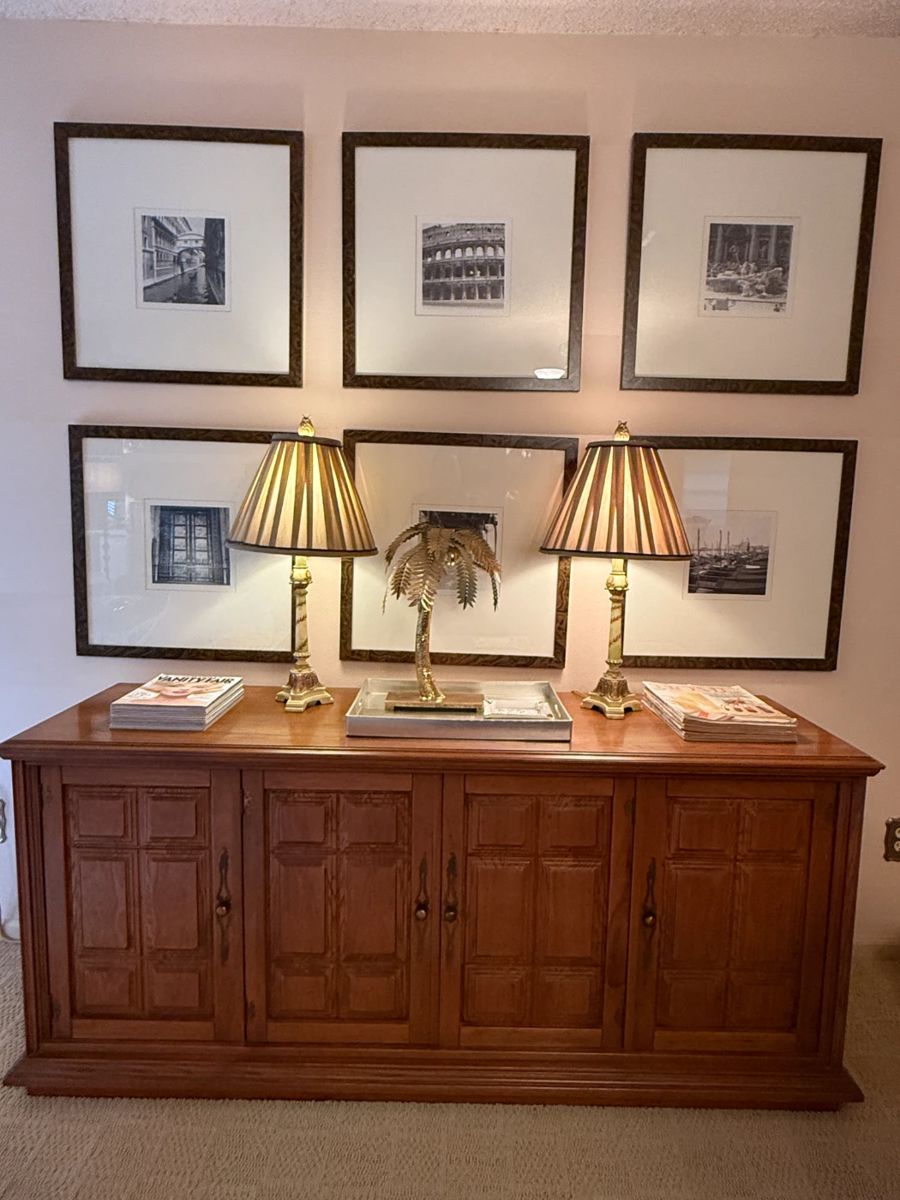 Oak credenza by Stanley