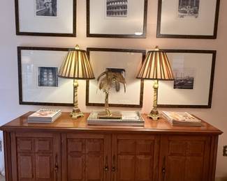 Oak credenza by Stanley