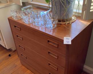 Teak storage cabinet