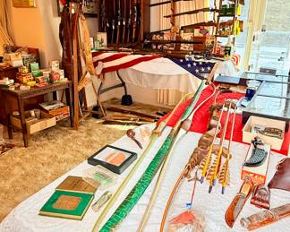 Bow and Arrow Sets including Fred Bear