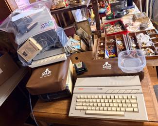 Atari Gaming Set - printer, disk drive, games, keyboard & more