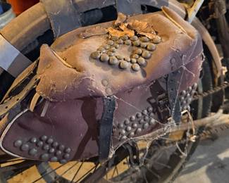 Vintage whizzer motor bicycle 