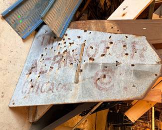 Large Aermotor Windmill Tail - advertising Chicago