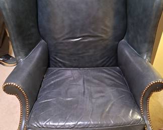 DREXEL VINTAGE LEATHER CHAIR 