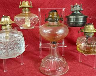 OIL LAMPS LOT