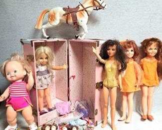 VINTAGE DOLLS LOT
