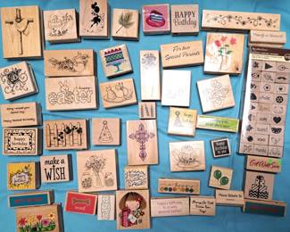 RUBBER STAMPS LOT