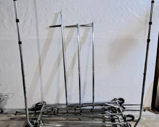 CLOTHING RACKS LOT