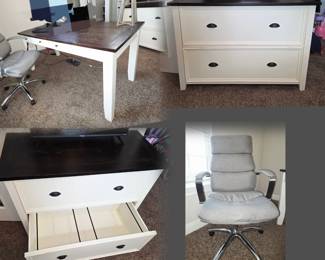 Mountain Home Desk:
63in W x 32in D x 31in H
Mountain Home File Cabinet:
44in W x 21in D x 33in H