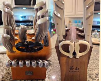 Chicago Cutlery Stainless Steel &
Cangshan Knive Set