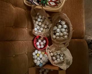Just a few golf balls