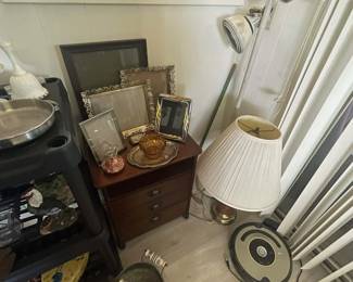 Rosenberg Estate Sale featuring a large collection of unique shelf décor, including assorted decorative accents, figurines, and display pieces.