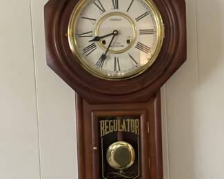 Rosenberg estate sale on 01/24/25 includes unique wall decor like this Regulator Clock. 