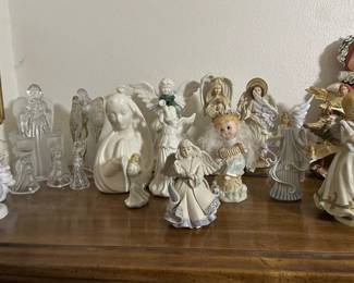 Rosenberg estate sale on 01/24/25 includes variety of angels