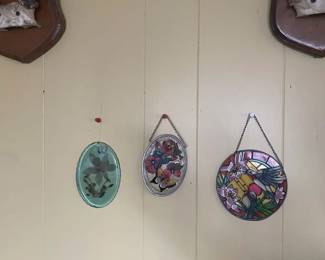 Rosenberg Estate Sale! 01/24/25 Assorted glass window light catchers—colorful, decorative, and perfect for sunny windows.