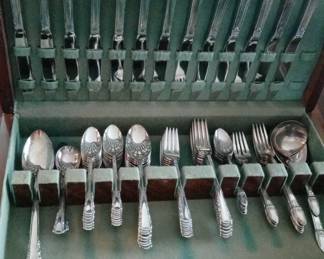 vintage flatware set