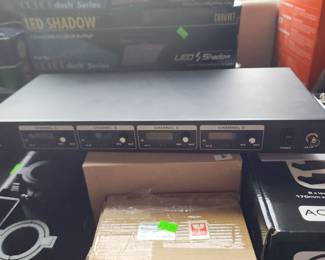 GTD Audio G-380 4-channel VHF wireless microphone system receiver