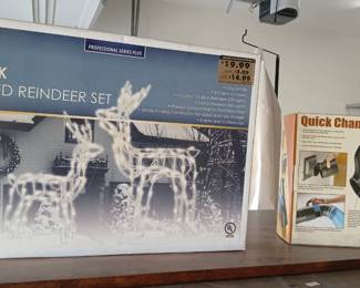 Lighted Reindeer Set