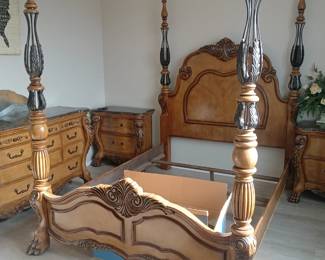 Aico By Michael Amini "Paradisio" Bedroom Set (No Mattress & Box springs)