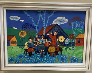 LC032Painting attributed to Luba Simansky