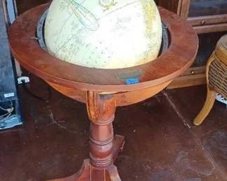 LC084Crams imperial world globe  stand